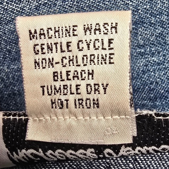 Michelle Louise Embroidered Denim Jacket L Cottagecore Boho Vintage Whimsical - Picture 4 of 7